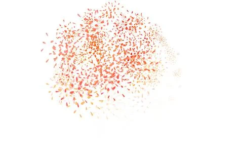 Light Red vector abstract pattern with leaves. Illustrazione stock
