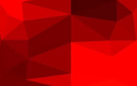 Light Red vector abstract polygonal texture. Stock Illustration