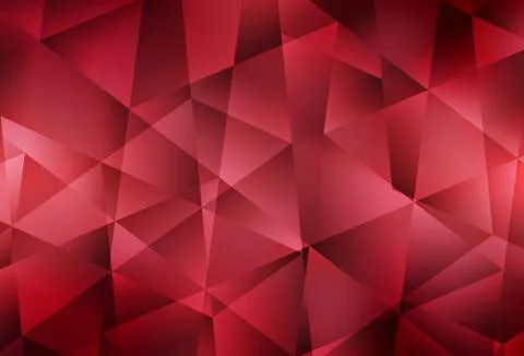 Light Red vector abstract polygonal background. イラスト素材