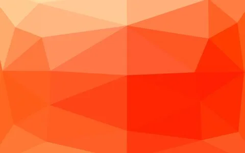 Light Red vector abstract polygonal layout. Stock-Illustration