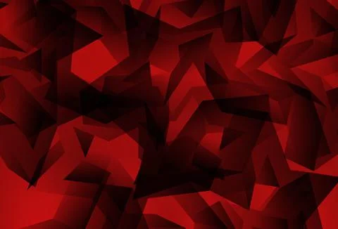 Light Red vector abstract polygonal pattern. Stock Illustration