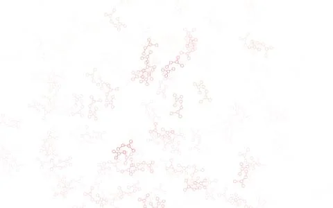 Light Red vector backdrop with artificial intelligence data. Stockillustratie