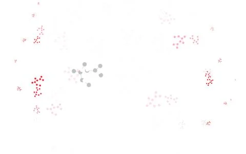 Light Red vector backdrop with artificial intelligence data. 库存插图