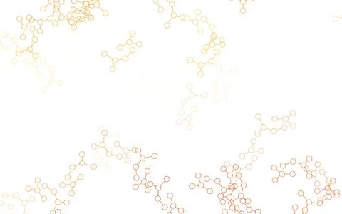 Light Red vector backdrop with artificial intelligence data. Stock Illustration