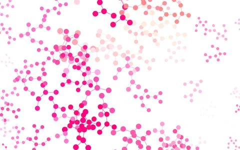 Light Red vector backdrop with artificial intelligence data. 스톡 일러스트