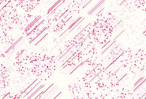 Light Red vector backdrop with dots. Stock Illustration