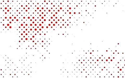 Light Red vector backdrop with dots. 스톡 일러스트