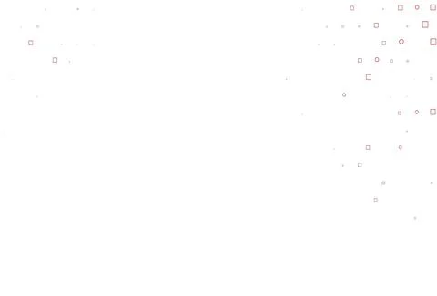 Light Red vector backdrop with dots, spots, cubes. Illustrazione stock