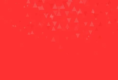 Light Red vector backdrop with lines, triangles. Stock Illustration