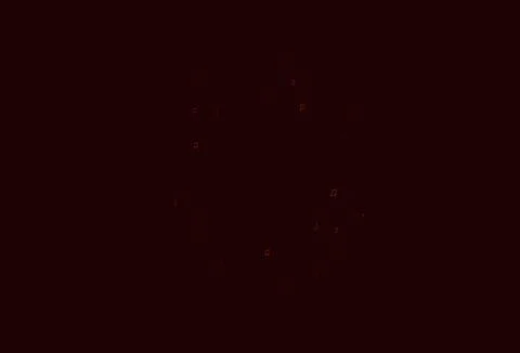 Light Red vector backdrop with music notes. Illustrazione stock