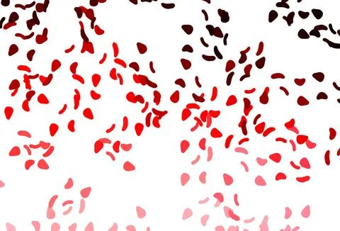 Light Red vector background with abstract forms. Stock Illustration