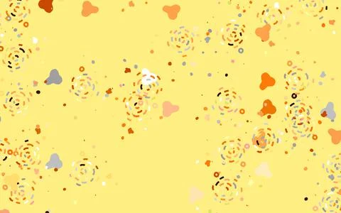 Light Red vector background with abstract shapes. Stock Illustration