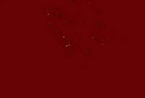 Light Red vector background with bubbles. Illustrazione stock