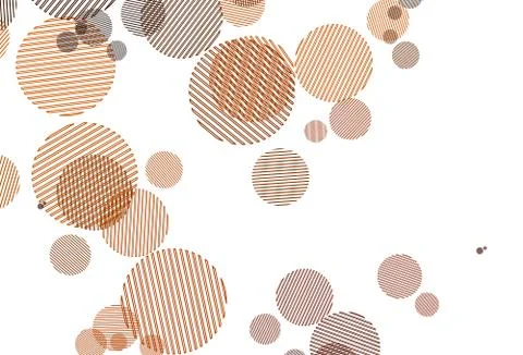Light Red vector background with bubbles. Stockillustratie