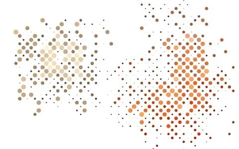 Light Red vector background with bubbles. 스톡 일러스트