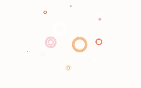 Light Red vector background with bubbles. Stock Illustration