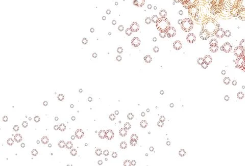 Light Red vector background with bubbles. Stock Illustration