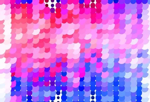 Light Red vector background with bubbles. Stockillustratie