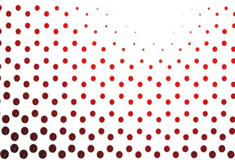 Light red vector background with bubbles. Stock Illustration