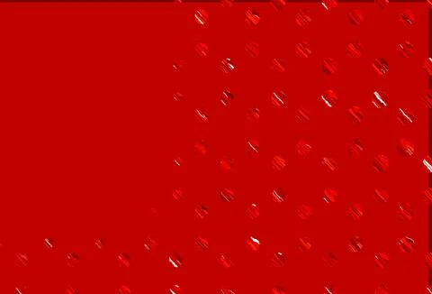 Light red vector background with bubbles. Illustrazione stock