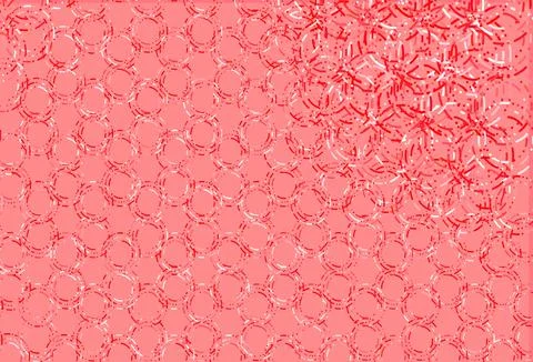 Light red vector background with bubbles. Illustrazione stock