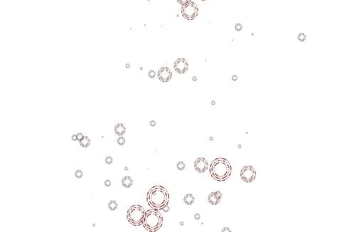 Light Red vector background with bubbles. Stock Illustration