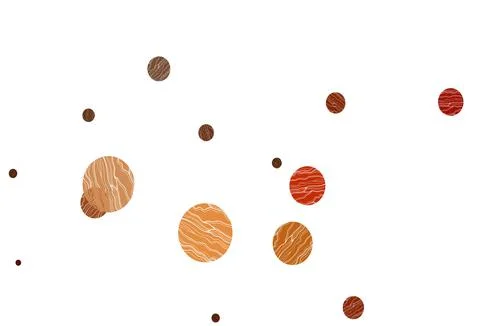 Light red vector background with bubbles. Stock Illustration