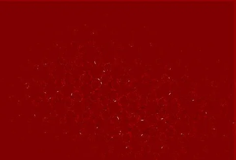 Light red vector background with bubbles. Stock Illustration