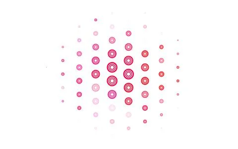 Light Red vector background with bubbles. Stock Illustration