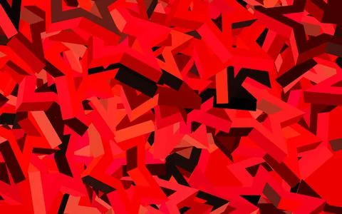 Light Red vector background with colored stars. Stock Illustration