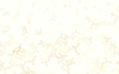 Light Red vector background with forms of artificial intelligence. Ilustración de archivo