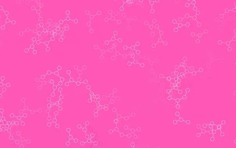 Light Red vector background with forms of artificial intelligence. イラスト素材