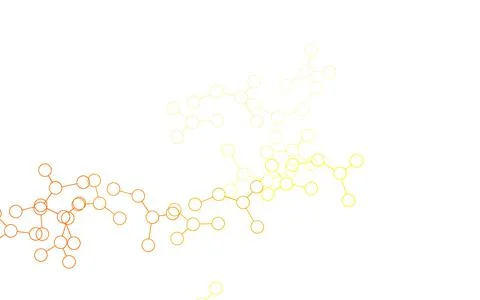 Light Red vector background with forms of artificial intelligence. Stock Illustration