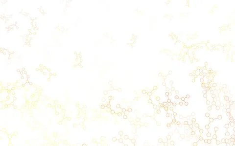 Light Red vector background with forms of artificial intelligence. Stockillustratie