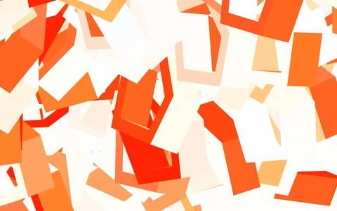 Light Red vector background with hexagons. Stock Illustration