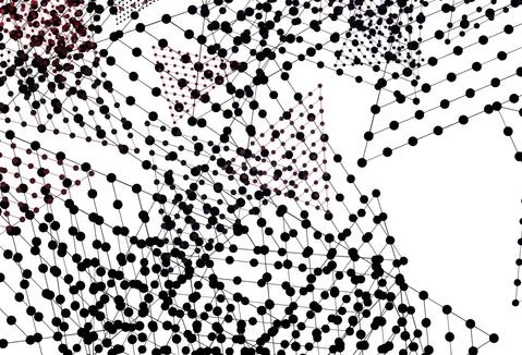 Light Red vector background with triangles, circles. Ilustración de archivo