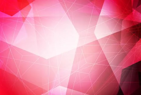 Light Red vector background with triangles. Illustrazione stock
