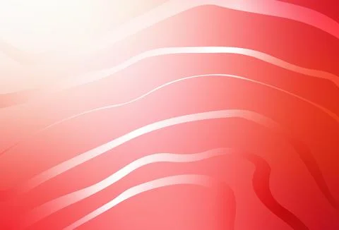 Light Red vector background with wry lines. Stock Illustration