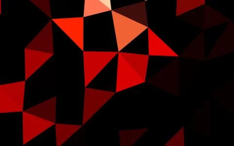 Light Red vector blurry triangle template. Stock Illustration