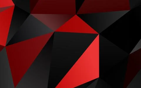 Light Red vector blurry triangle pattern. Stock Illustration