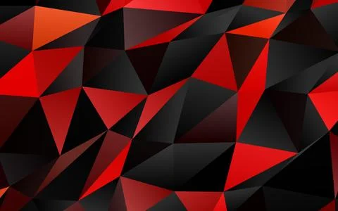 Light Red vector blurry triangle texture. Stock Illustration