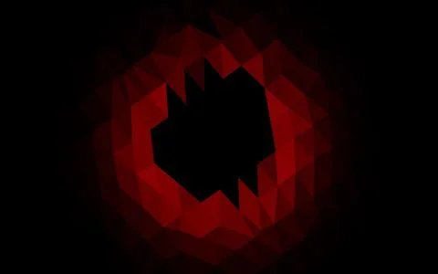 Light Red vector blurry triangle pattern. Stock Illustration