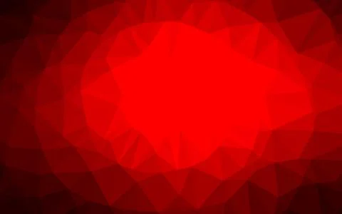 Light Red vector blurry triangle template. Stock Illustration