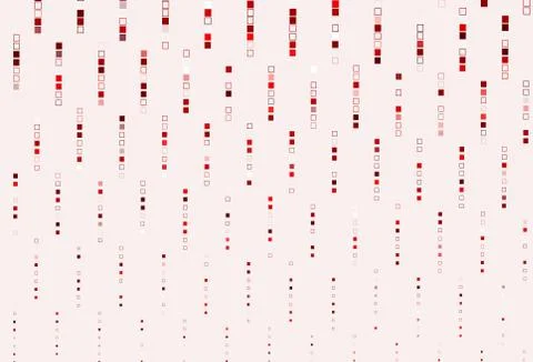 Light Red vector cover with polygonal style. Stock Illustration