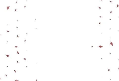 Light Red vector doodle template. Stock Illustration