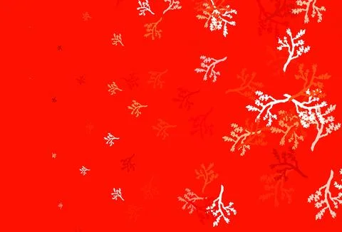 Light Red vector elegant pattern with sakura. Stock Illustration