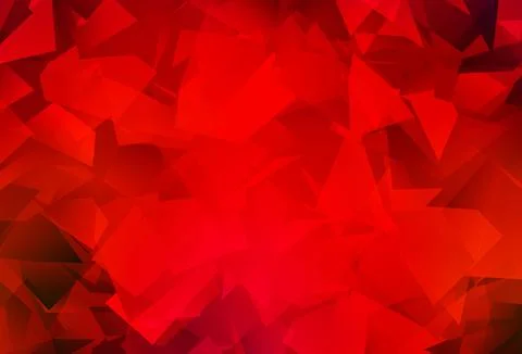 Light Red vector gradient triangles pattern. Stock Illustration