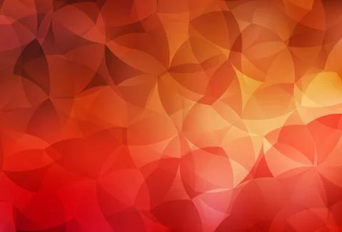 Light Red vector gradient triangles texture. Stock Illustration