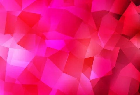 Light Red vector gradient triangles texture. Stock Illustration