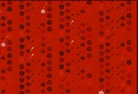 Light Red vector hand painted pattern. Stock Illustration
